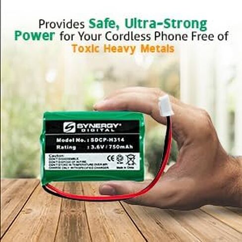 Synergy Digital Cordless Phone Battery, Compatible with Telematrix BATT-9600 Cordless Phone Combo-Pack includes: 5 x SDCP-H314 Batteries in Saudi Arabia