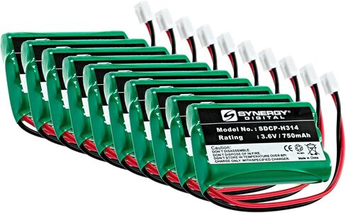 Synergy Digital Cordless Phone Battery, Compatible with Telematrix BATT-9600 Cordless Phone Combo-Pack includes: 5 x SDCP-H314 Batteries in Saudi Arabia