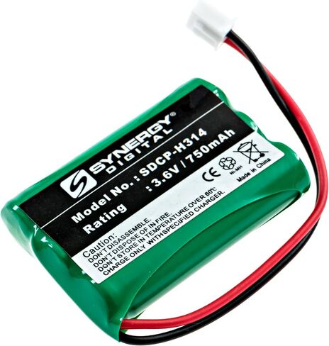 Synergy Digital Cordless Phone Battery, Compatible with Telematrix BATT-9600 Cordless Phone Combo-Pack includes: 5 x SDCP-H314 Batteries in Saudi Arabia