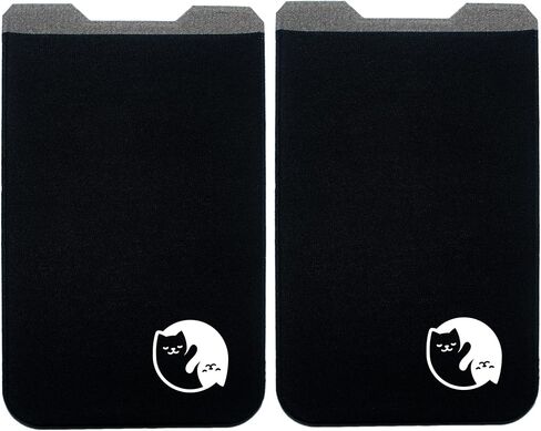 Phone Wallet - Adhesive Card Holder - Cell Phone Pouch - Stick on Lycra Pocket by Gecko - Carry Credit Cards and Cash in Saudi Arabia