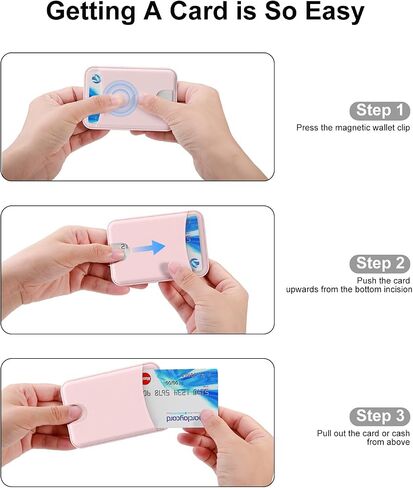 Miroddi for Magsafe Wallet حامل بطاقات مغناطيسي للهاتف iPhone 16 15 14 13 12 سلسلة محفظة جلدية مغناطيسية تناسب 4 بطاقات و3 حامل نقدي رفيع للغاية RFID، أبيض in Kuwait