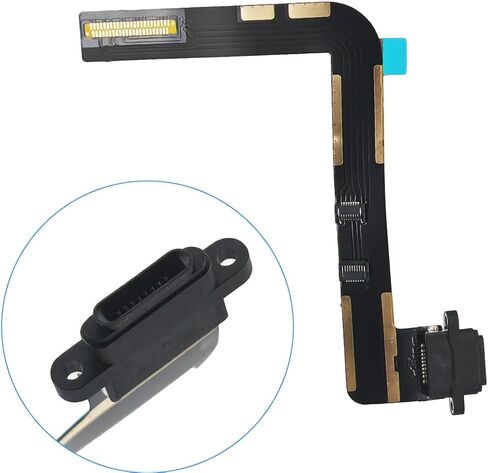 Charging Port Replacement for iPad 7th (2019)/8th (2020)/9th 8th (2021) (10.2 inch) - Dock Connector Flex Cable (White) in Kuwait