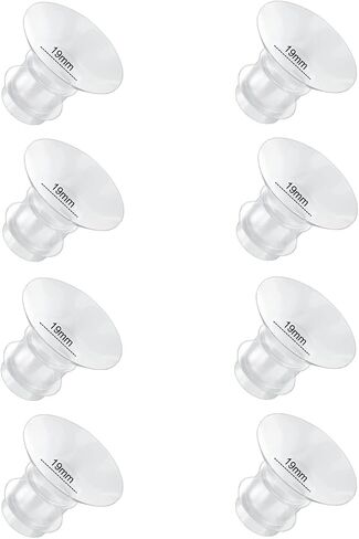 Flange Inserts 17mm 8PC Compatible with Momcozy S12 pro/S9 pro/S9/S10/S12/Medela/TSRETE/Spectra/Bellababy etc 24mm Wearable Breast Pump, Reduce 24mm Tunnel Down to Correct Size in Saudi Arabia