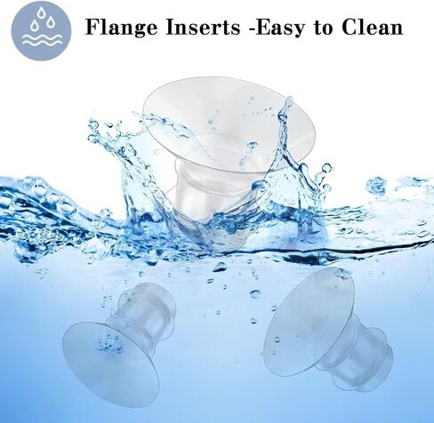 Flange Inserts 17mm 8PC Compatible with Momcozy S12 pro/S9 pro/S9/S10/S12/Medela/TSRETE/Spectra/Bellababy etc 24mm Wearable Breast Pump, Reduce 24mm Tunnel Down to Correct Size in Saudi Arabia