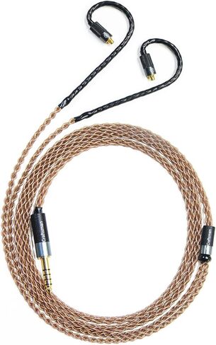كابل سماعة أذن GUcraftsman MMCX Plug 6N أحادي كريستال نحاسي 2.5 مم/4.4 مم كابل ترقية سماعة الأذن لسماعات SE846 w60 w80 xelento Solaris Andromeda Atlas AK T9iE MkII (قابس 2.5 مم) in Kuwait