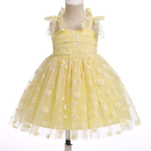 IMEKIS Toddler Baby Girl Birthday Princess Dress Shiny Confetti Boho Rainbow Cake Smash Photo Shoot Outfit for 1-6T in Kuwait