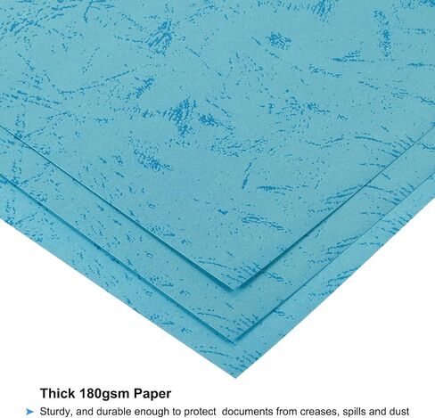 PATIKIL 12Mil Paper Binding Presentation Covers for A4 and Letter Size(8.5x11Inches) Paper, 100Pcs 180gsm Textured Bookbinding Paper for Business and Report, Pink in Saudi Arabia