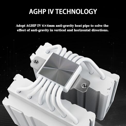 مبرد هواء Thermalright Peerless Assassin 140 أبيض لوحدة المعالجة المركزية، 6 أنابيب حرارية، مراوح PWM مزدوجة وأبراج مزدوجة، تبريد وحدة المعالجة المركزية بارتفاع 158 مم مع غطاء علوي، لـ AM4/AM5 وIntel LGA 1851/1700/1150/1151/1200 in Saudi Arabia