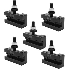 5Pcs 6-12In Quick Change Tool Post Turning Facing Holders, Turinng Tool Holder Steel Material (250-101 AXA #1 Fit for 250-100 250-111 AXA Tool Post)