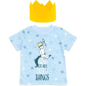 Warner Bros. Where The Wild Things are Max Cosplay T-Shirt and Crown Infant to Toddler