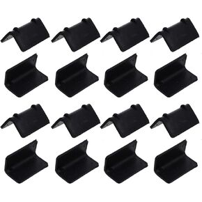 ibasenice 100 Pcs Corner Guard Corner Protectors for Shipping Flatbed Protectors Strap Corner Protector Plastic Pallet Edge Protector Plastic Corner Protectors Black Fixed Angle Carton