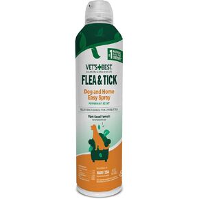 Vet’s Best Flea & Tick Home Spray for Dogs – Cotton Spice Scent Dog Flea & Tick Aid – Made in The USA – Flea & Tick Home Spray – Flea Protection for Dogs – 32 oz