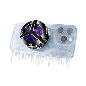 King Lucky Phone Cooler - Magnesium-Aluminum Alloy Phone Cooling Fan for Gaming, Sun Protection, Car Use, iOS/Android Compatible, High-Efficiency Cell Phone Cooler, Magnetic Mobile Cooler Fan