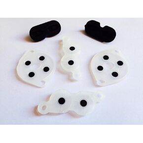2 x Silicone Conductive Rubber Pads for Nintendo NES Console Buttons Repair Replacement Part