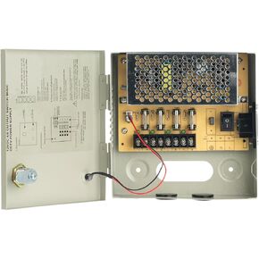 4 Channel Port Output 12V5A DC CCTV PTC Fuse Distributed Power Supply Box for Security Cameras
