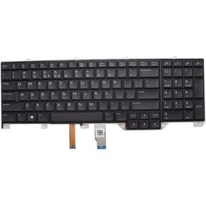 New Replacement Keyboard for Dell Alienware 17 R4 P31E 00WN4Y 0WN4Y PK131QB1A00 NSK-EE0BC 01 0CF2YW CF2YW NSK-EE0BC 1D PK131QB1A01 US Layout Backlit Keyboard