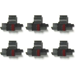 (6 Pack) Calculator Ink Roller Replaces Casio IR40T, Canon CP13, Sharp EA772R