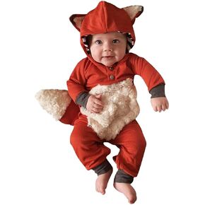 CIYCUIT Baby Boy Girl Halloween Costumes Sleeveless Hooded Romper with Long Socks Pumpkin Outfits