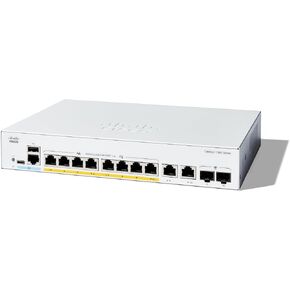 Cisco Catalyst 1300-8P-E-2G Managed Switch, 8 Port GE, PoE, Ext PS, 2x1GE Combo, Limited Lifetime Protection (C1300-8P-E-2G) in Kuwait