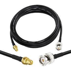 Superbat Wi-Fi Antenna Magnetic Stand Base RP SMA Connector and 10ft RP-SMA Extension Cable and 2 x Powerful Magnets for Antenna with RP-SMA Connector