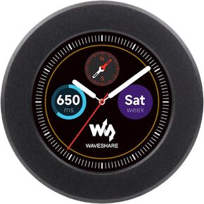 Waveshare RP2040 MCU Board, with 1.28inch Round LCD, Accelerometer and Gyroscope Sensor, with CNC Metal Case