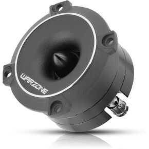 Warzone WZ25TW 2.93-Inch Super Tweeter Speaker, 4 Ohm, 550W Max Power, 106dB Sensitivity, Titanium Diaphragm, CCAW Voice Coil for Pro Car Audio