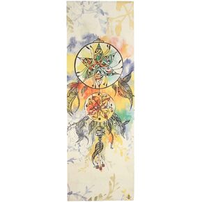 TPE Yoga Mat - Artist Designed, Premium eco friendly mats, Non Slip, Non toxic, Great For Regular & Hot Yoga, Pilates and Workouts (72 inch x 24 inch x 6mm thick)