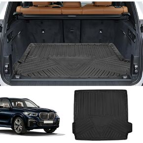 Cargo Liner for Subaru Solterra 2023 / Toyota bZ4X 2023 All Weather Cargo Mat for Subaru Solterra TPE Trunk Mat for Toyota bZ4X Waterproof Stain-Resistant Trunk Liner