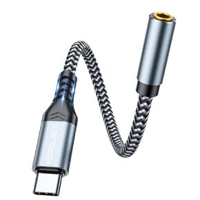 محول صوت USB C إلى 3.5 ملم Aux إلى USB C - محول مقبس سماعة رأس أنثى USB من النوع C إلى 3.5 ملم متوافق مع iPhone 15 Plus/15 Pro Max وGalaxy S24 S23 S22 S21 وPixel وMacBook in Kuwait