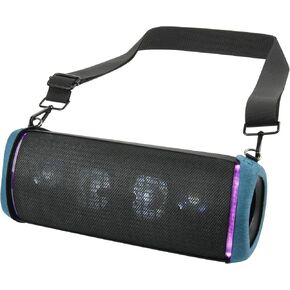 TXEsign Travel Carrying Case for Sony SRS-XB43 Extra BASS Wireless Bluetooth Speaker, EVA Case Replacement Protective Cover w Shoulder Strap for Sony Speaker (Black)