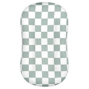 DILIMI Baby Lounger Cover for Boys and Girls, Removable Cover Ultra Soft Comfortable Lounger Slipcover, Colorful Checkerboard (Lounger not Included)