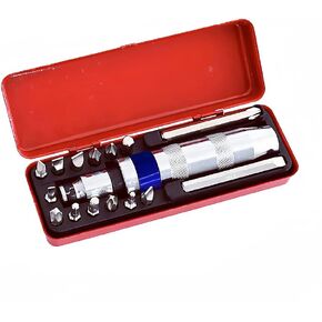 1/2 Manual Reversible Impact Driver Set Extractor, 15 PCS Manual Impact Screwdriver, S2 Steel is More Durable For Loosening Rusted Fasteners Or Freezing Bolts