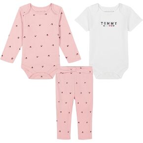 Tommy Hilfiger baby-girls 2pc Creeper and Pant Set