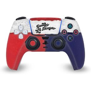 Head Case Designs Officially Licensed Suicide Squad 2016 Harley Quinn Poster Graphics Vinyl Faceplate Sticker Gaming Skin Decal Cover Compatible with Sony PlayStation 5 PS5 DualSense Controller