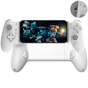 USB C Mobile Gaming Controller for iPhone 15/iPhone 16 Series & Android (USB-C), Plug and Play Gamepad Joystick, Stream PS5/Xbox/PC Games on Mobile, Cloud Gaming, Hall Effect Rocker & Trigger, Passthrough Charging