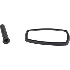 TRQ Roof Antenna Mast w/GPS Cover Base Gasket Kit Set Compatible with Mercedes C/CLK/E Class
