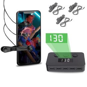 Auto Clicker for iPhone iPad, Simulated Finger Continuous Clicking, Phone Screen Device Speed Clicker for Android IOS, Adjustable Automatic Physical Tapper,Suitable for Games, Live Broadcasts（1 Second Fastest 30 Times）
