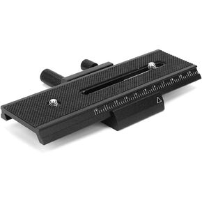 Camera Slider 2 Way Macro Focusing Rail Slider with 1/4 Mounting Screw Compatible for Most Brands of DSLR Cameras for Close-up Shooting and Position Camera