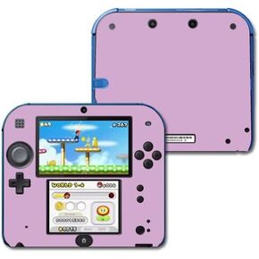 MightySkins Skin Compatible with Nintendo 2DS - Solid Purple | Protective, Durable, and Unique Vinyl Decal wrap Cover | Easy to Apply, Remove, and Change Styles | Made in The USA