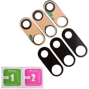 Replacement Rear Back Camera Lens Glass Cover with Adhesive For Apple iPhone 7 Plus/iPhone 8 Plus (Pack of 3)