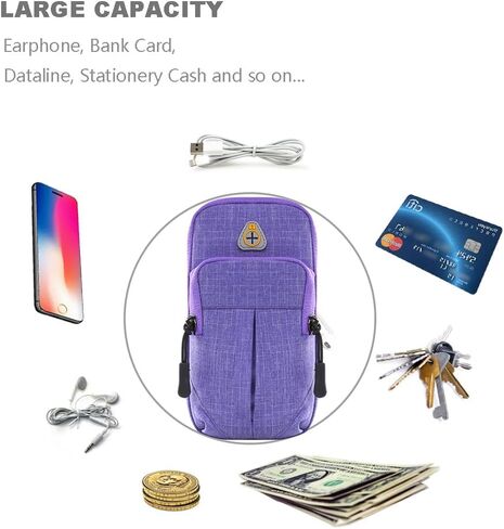 GLBSUNION Multifunctional Outdoor Sport Armband Sweatproof Running Armbag Casual Arm Package Bag Gym Fitness Cell Phone Pocket Key Holder for iPhone 14 13 12 11 Max XR SE Pro Plus Galaxy Note S22 S21 in Saudi Arabia