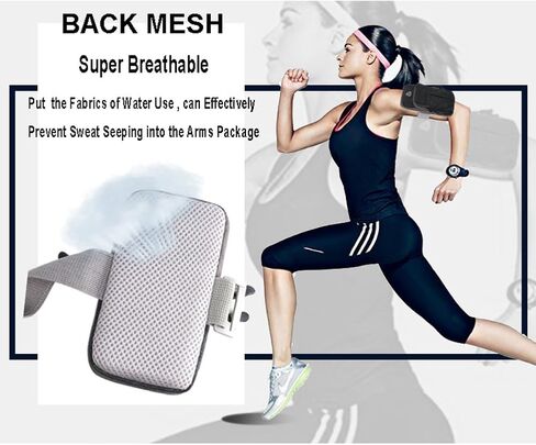 GLBSUNION Multifunctional Outdoor Sport Armband Sweatproof Running Armbag Casual Arm Package Bag Gym Fitness Cell Phone Pocket Key Holder for iPhone 14 13 12 11 Max XR SE Pro Plus Galaxy Note S22 S21 in Saudi Arabia