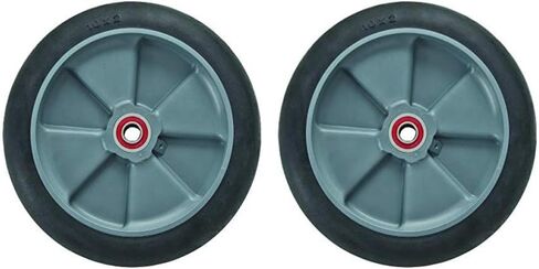 Magline 10830 8" Diameter Balloon Cushion Wheel with Red Sealed Semi Precision Ball Bearings in Saudi Arabia
