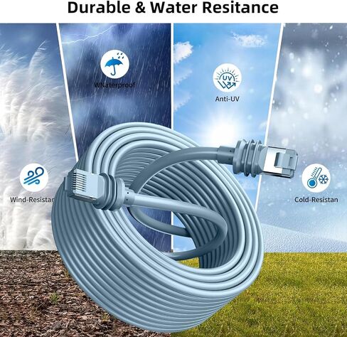 Starlink Gen 3 Cable 75FT/23M,Starlink Replacement Cable for Starlink Standard V3 Dish/Mini Starlink Extension Cable Internet Kit Satellite Starlink Accessories - Waterproof Grey in Saudi Arabia