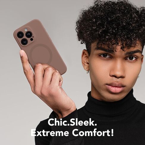 Magnetic for iPhone 16 Pro Max Case, Compatible with MagSafe, [Full Camera Protection][2 Screen Protectors] Silicone Shockproof Protective Phone Case for iPhone 16 Pro Max 6.9", Calke Green in Kuwait