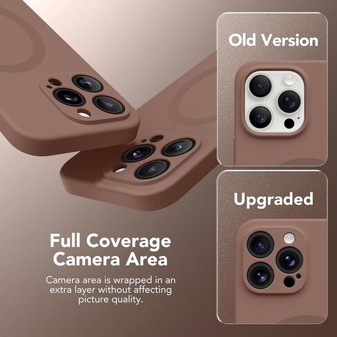 Magnetic for iPhone 16 Pro Max Case, Compatible with MagSafe, [Full Camera Protection][2 Screen Protectors] Silicone Shockproof Protective Phone Case for iPhone 16 Pro Max 6.9", Calke Green in Kuwait