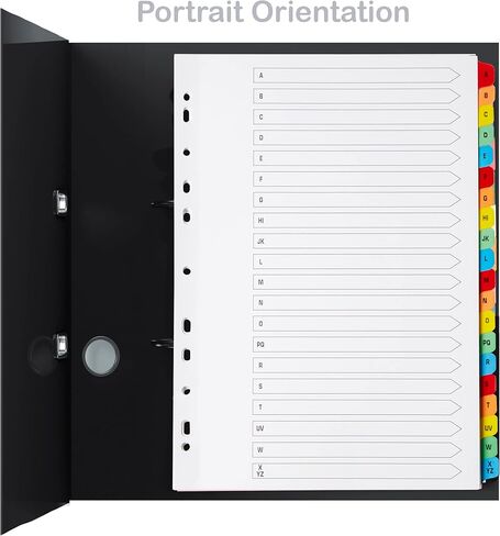 [3 Pack] A-Z Binder Dividers with Tabs A4 | Alphabet DIviders for 3 Ring Binder | Perfect for Organizing Pages in 3 Ring Binder Dividers with tabs, Each Set Includes Tab Dividers | The Paper Shop in Kuwait
