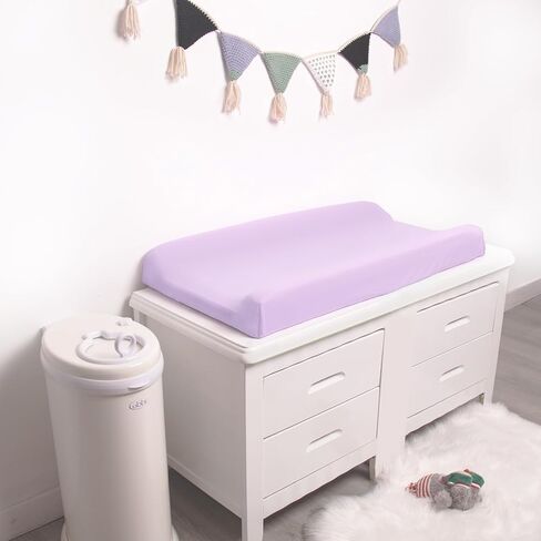 Changing Pad Cover Fitted for Boys Girls, 4 Pack Baby Changing Table Cover Sheets Neutral, Soft Breathable for 32"x16" Diaper Change Table Pad, Bassinet Sheets in Saudi Arabia