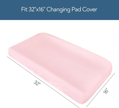 Changing Pad Cover Fitted for Boys Girls, 4 Pack Baby Changing Table Cover Sheets Neutral, Soft Breathable for 32"x16" Diaper Change Table Pad, Bassinet Sheets in Saudi Arabia