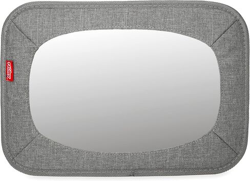 Nuby Shatterproof Rear Facing Backseat Baby Mirror, Grey in Kuwait